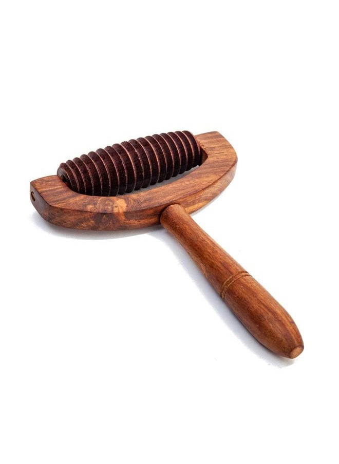 SoulGenie - HealthAndYoga™ NatureSooth Handcrafted Wooden Limb Massager - Relieves Tired Leg and Arm Muscles - Image 1