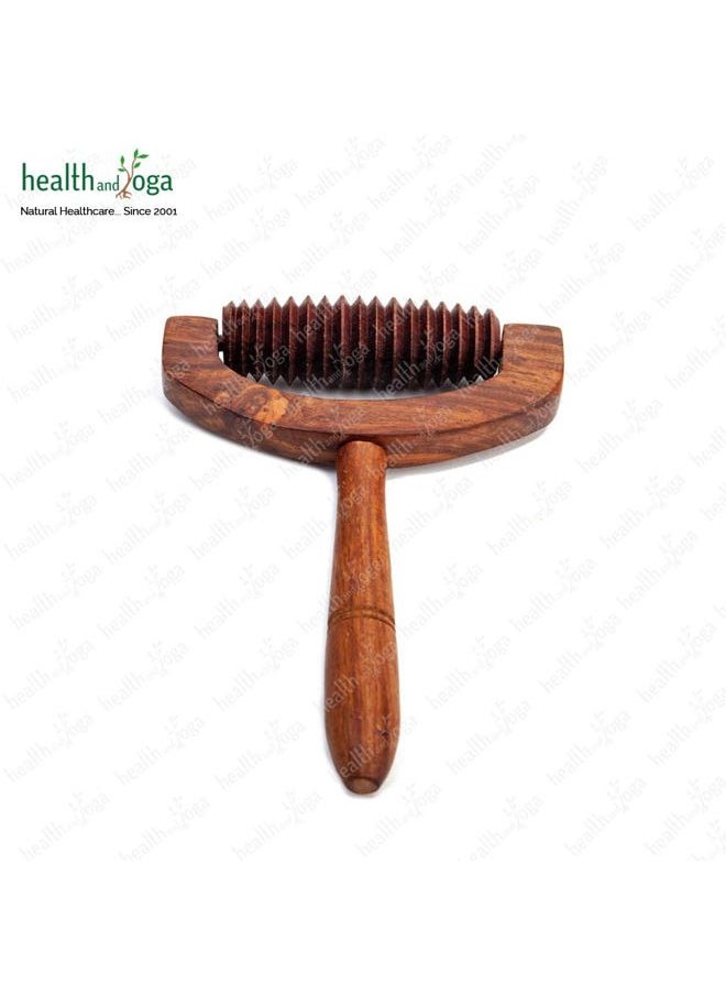 SoulGenie - HealthAndYoga™ NatureSooth Handcrafted Wooden Limb Massager - Relieves Tired Leg and Arm Muscles - Image 1