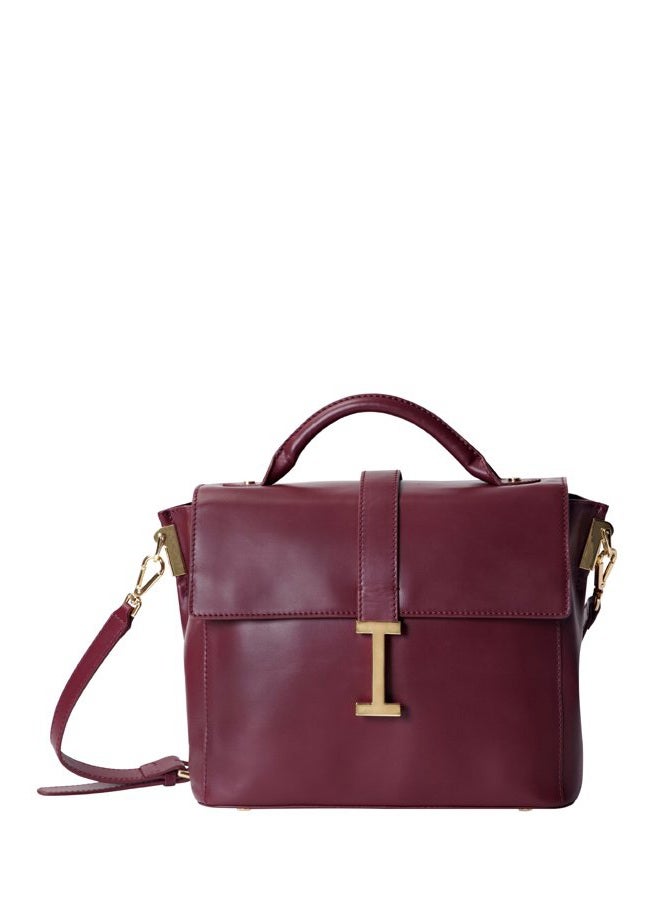 Isaac Mizrahi LIZ Genuine Leather Camera Satchel Handbag in Genuine Leather for DSLR Cameras, Lenses, Accessories and Other Tech Items 