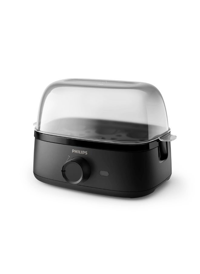 Phillips' Philips Digital Egg Cooker (3000 Series HD9137/91) — 400W Power | 6-Egg Capacity | Poached Egg Tray | Black - Image 2