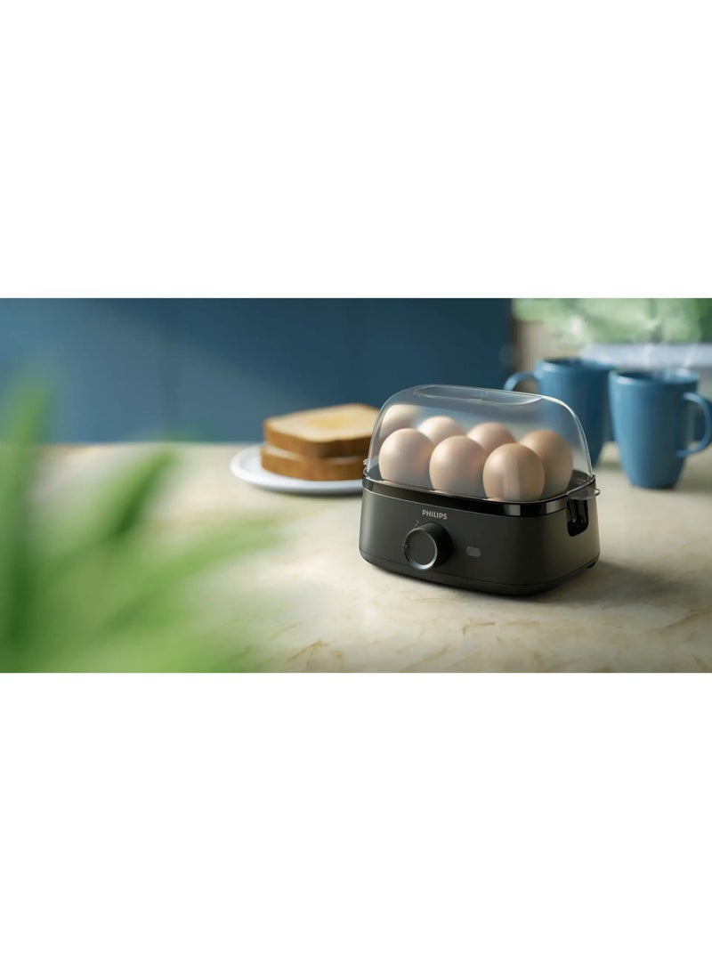 Phillips' Philips Digital Egg Cooker (3000 Series HD9137/91) — 400W Power | 6-Egg Capacity | Poached Egg Tray | Black - Image 3