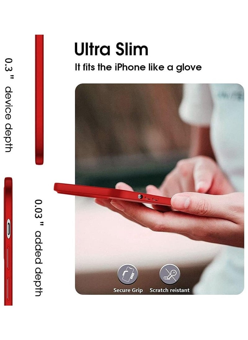 Raxoom iPhone 12 Pro Case Slim Fit Ultra-Thin [Guardian Series] Soft TPU Matte Finish Coating Phone Cases Lightweight - Image 3