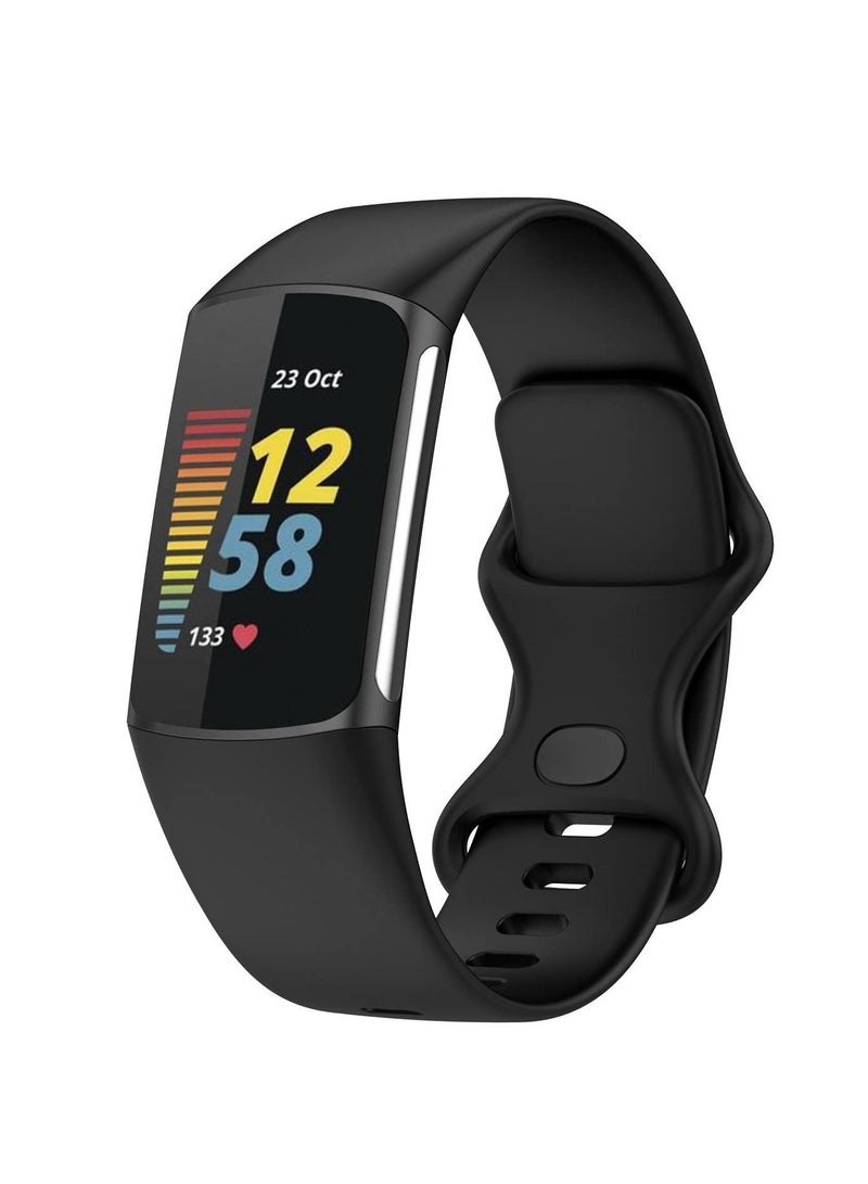 استبدال سوار قابل للتعديل رقيقة لينة سيليكون الأساور سيليكون الأساور مع شحن FitBIT 5 الذكية ووتش متوافق مع المرأة الرجل النشاط اللياقة البدنية المقتفي ل - Image 1