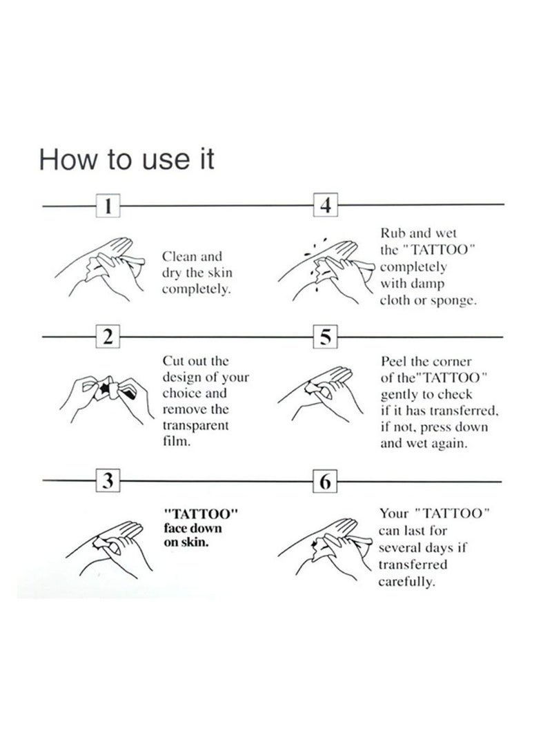 Face Temporary Tattoos for Kids Cartoon erfly Fruit Dinosaur Freckle Tattoo Stickers Girls Boys Makeup Dancer Costume Birthday Party - Image 3