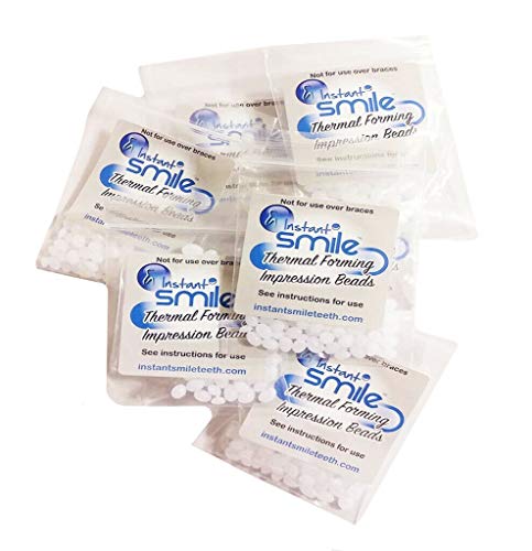 Instant Smile 8 Packages of Instant Smile Billy Bob Replacement Thermal Adhesive Fitting Beads for Fake Teeth - Image 1
