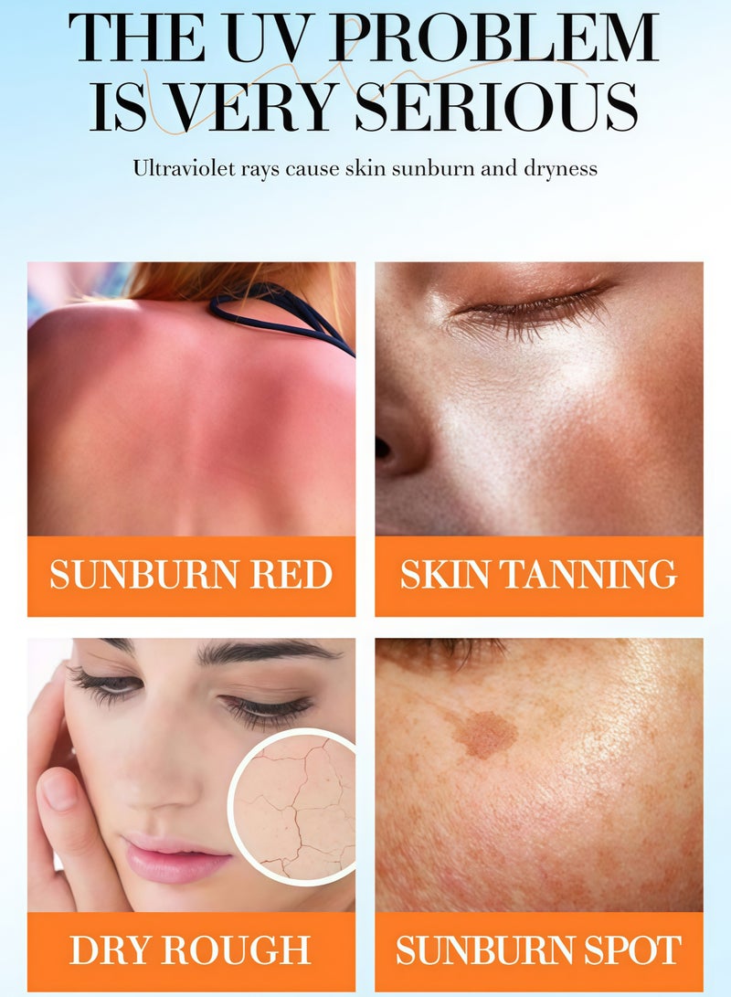 بريليانت سكين كريم جل واقي من الشمس SPF30 50 جرام، 2 قطعة - Image 2