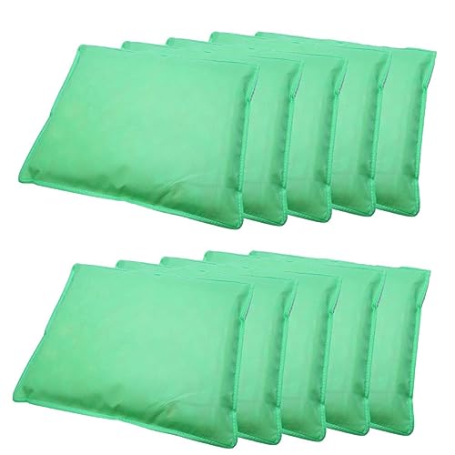 LAXIS® Non-Woven Plain Single Saree Bags, Transparent Saree Covers With Zip, Saree Covers For Storage, Wardrobe Organiser, Size-36x42x2cm (Pack of 10, Green) - Image 1