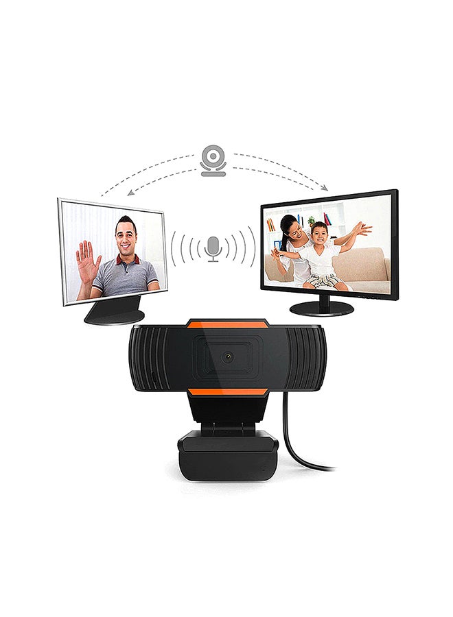 DUSALA HD Webcam With Mic Black - Image 3