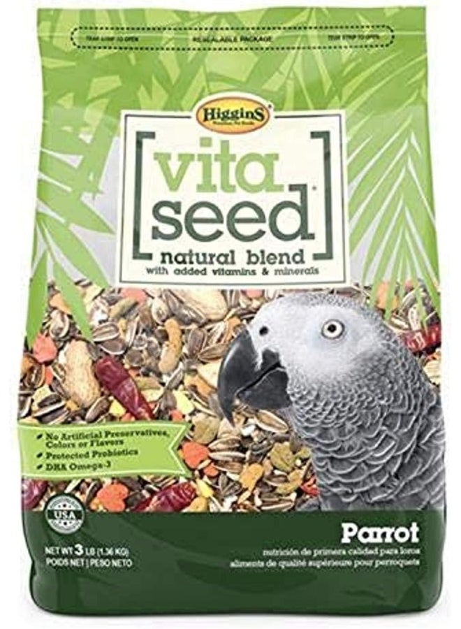 Higgins Vita Seed Parrot Food, 1.36 kg - Image 1