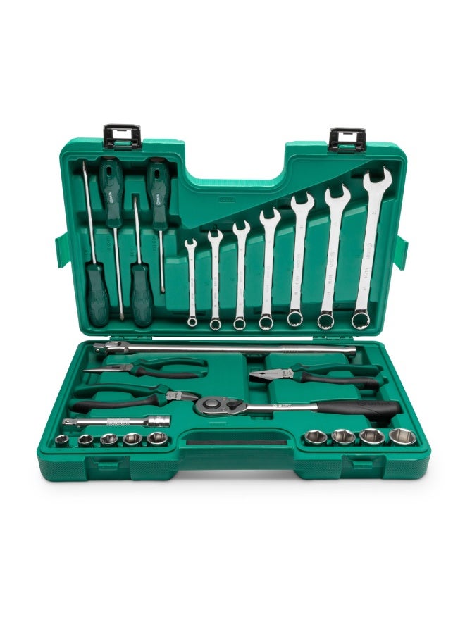 Sata SATA GL09502 26-Piece 1/2" Drive 6 Point Metric Socket Tool Set  - Image 1