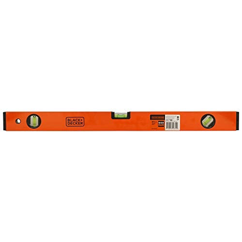 BLACK+DECKER BDHT43189 Aluminium Box Beam Level 60cm (Orange) - Image 1