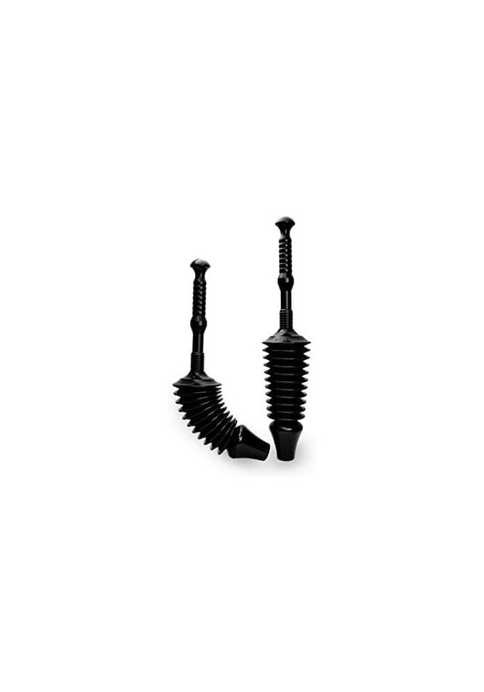 Master Plunger MP1600 1.6 Gallon Low Flush Toilet Plunger with Funnel Nose Design, Black - Image 3