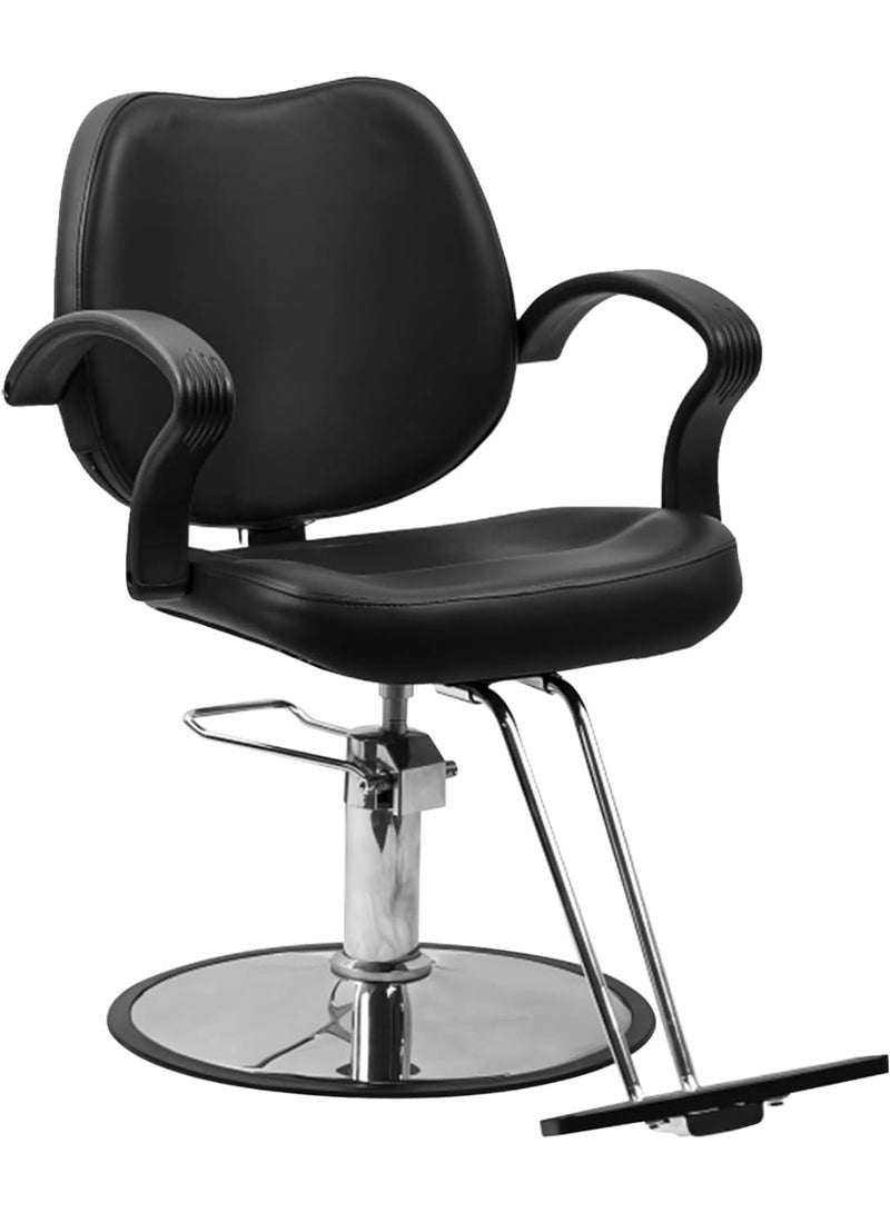 Meishida Vintage Salon Chair, 360 Degrees Hydraulic Rolling Barber Chairs beauty salon chairs for Barbershop Hair Chair Spa Equipment  - Image 1