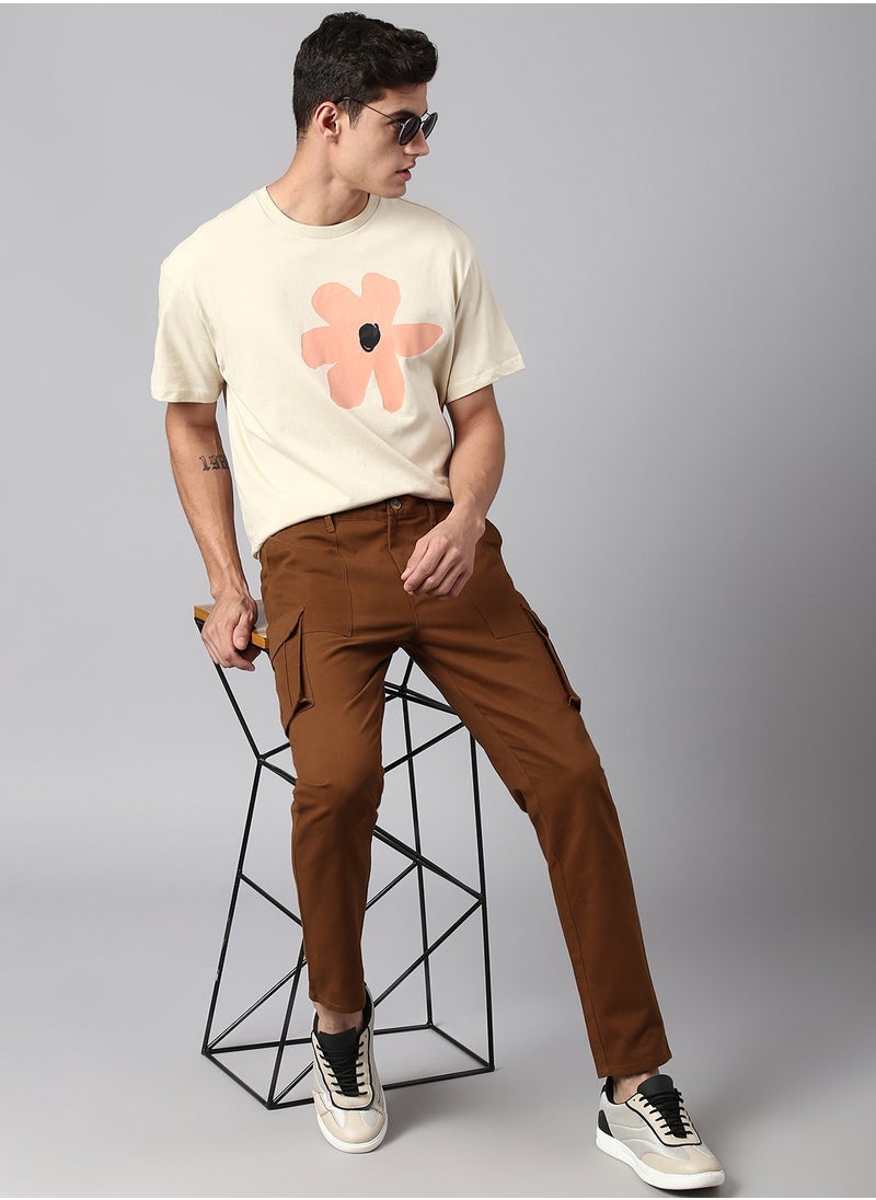Hubberholme بنطلون كارجو رجالي من القطن الخالص سهل الغسل بقصّة Slim Fit  - Image 5