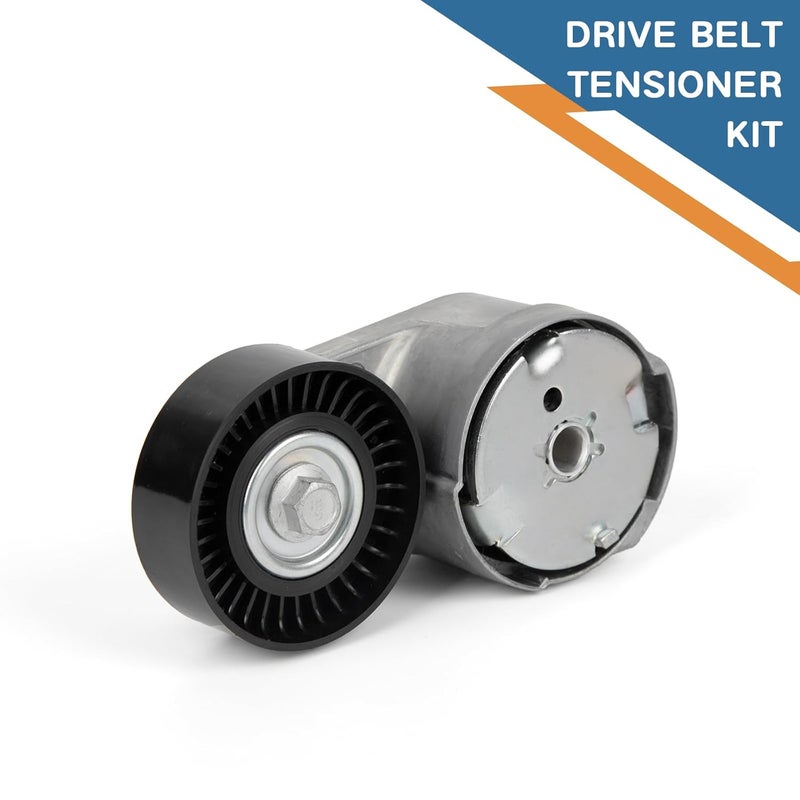 Baxzl 39282 38082 Drive Belt Tensioner Pulley with Idler Pulley for Dodge Grand Caravan Charger Durango Journey Ram 1500 2500 3500 Chrysler 200 300 Town Country Grand Cherokee VW Routan 36L V6 - Image 4