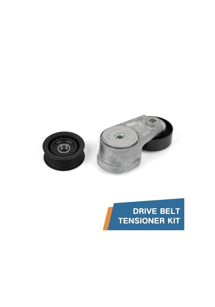 Baxzl 39282 38082 Drive Belt Tensioner Pulley with Idler Pulley for Dodge Grand Caravan Charger Durango Journey Ram 1500 2500 3500 Chrysler 200 300 Town Country Grand Cherokee VW Routan 36L V6 - Image 3