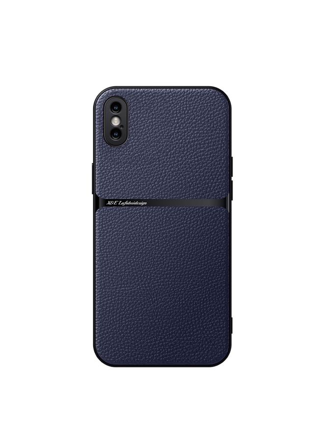 اس-توب جراب هاتف iPhone XS Max مصنوع من جلد الليتشي المغناطيسي بتغطية كاملة ومضاد للصدمات - Image 1