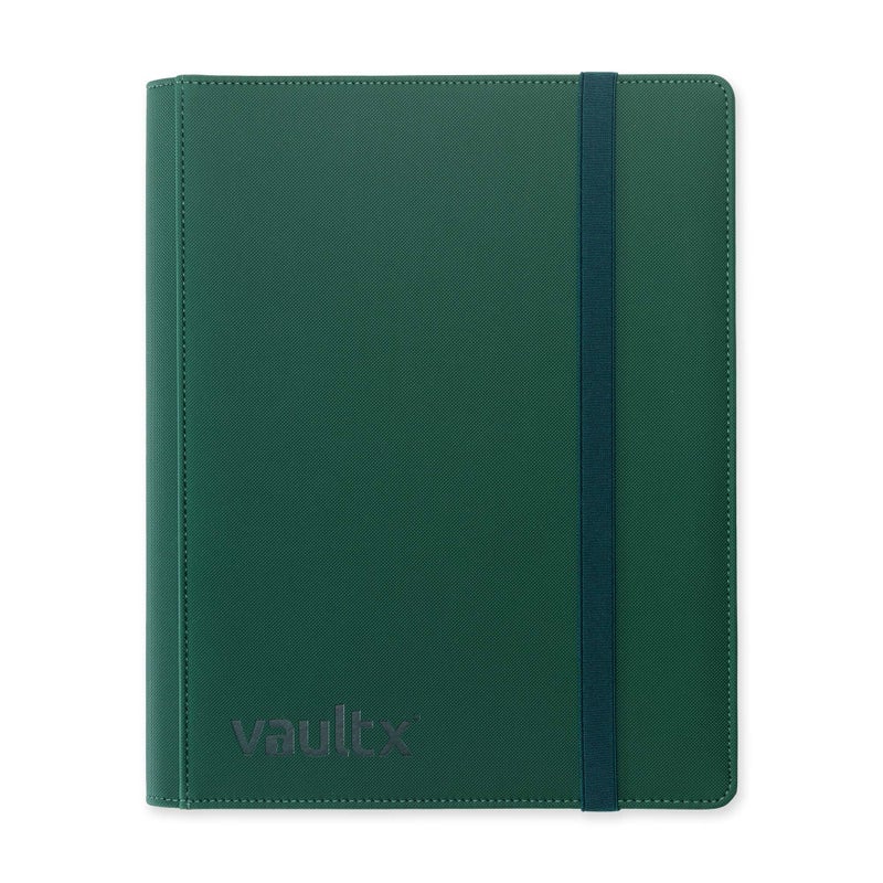 Vault X 9 Pocket Strap Binder 360 Cards ExoTec Material 20 SideLoading Pages Green - Image 2