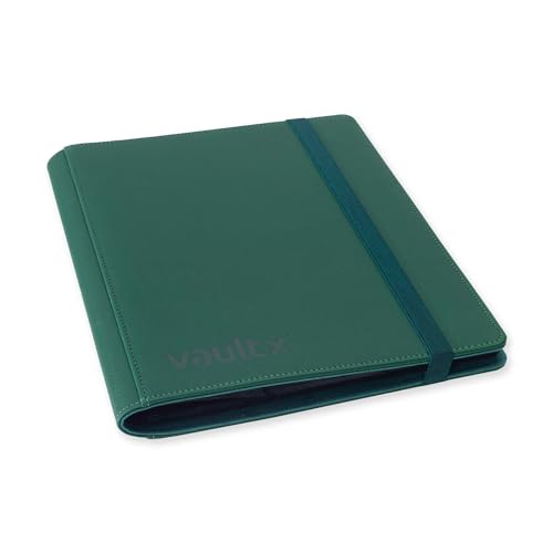 Vault X 9 Pocket Strap Binder 360 Cards ExoTec Material 20 SideLoading Pages Green - Image 3