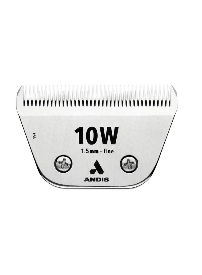Andis 561460 ceramicEDGE #10W Fine Wide Blade, Small Animal and Pet Grooming, Detachable Replacement Blade, Long Lasting, Stainless Steel - Image 1