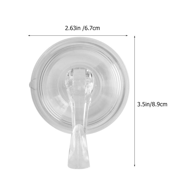 3 Heavy Duty Suction Cup Hooks Punch Free Wall Towel Hanger For Bathroom Kitchen Shower - Image 3