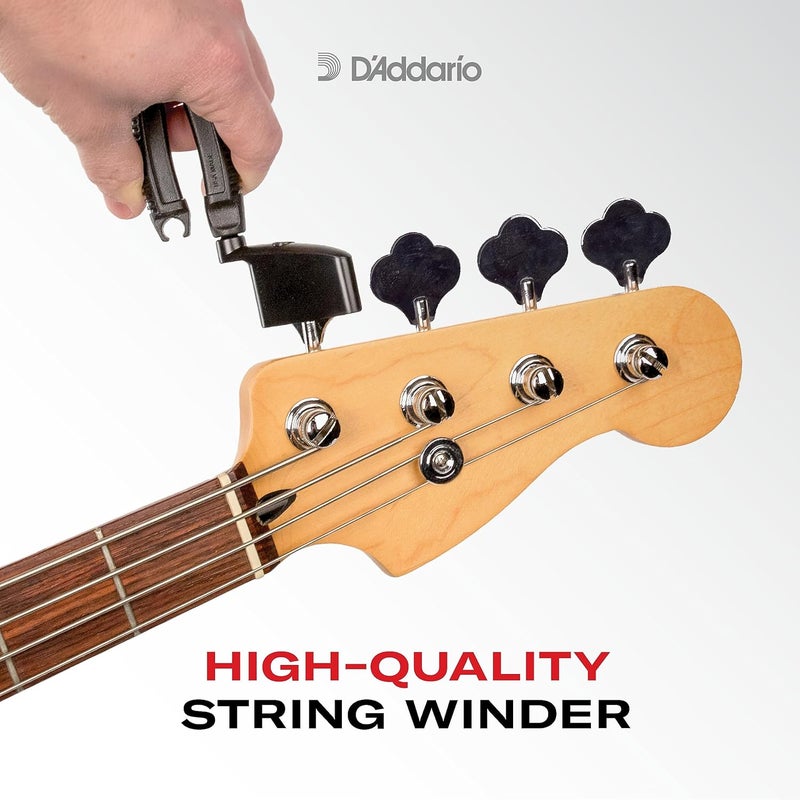 D'Addario Planet Waves DP0002B Bass Pro-Winder String Winder and Cutter, Black - Image 3