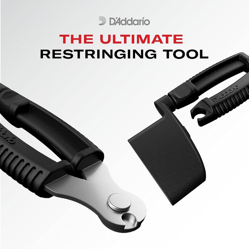 D'Addario Planet Waves DP0002B Bass Pro-Winder String Winder and Cutter, Black - Image 2
