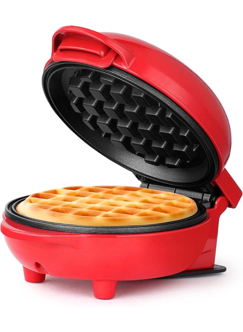 HINDIE HINDIE Mini Waffles Maker Machine For Home 3in1 Electric Waffle Iron with NonStick Dual Side Plate Pancake Maker for Individual Belgian Waffles 4 Inch 350Watts Multi  - Image 1
