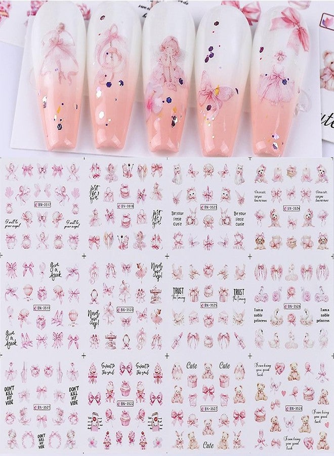 Maigitur 1400Pcs Nail Stickers Water Transfer DIY Nail Decals, Fruit Butterfly Flowers Marine Animal Transfer Watermark Nail Art Stickers for Nails Toenails Nail Tips Decor Halloween Christmas - Image 4