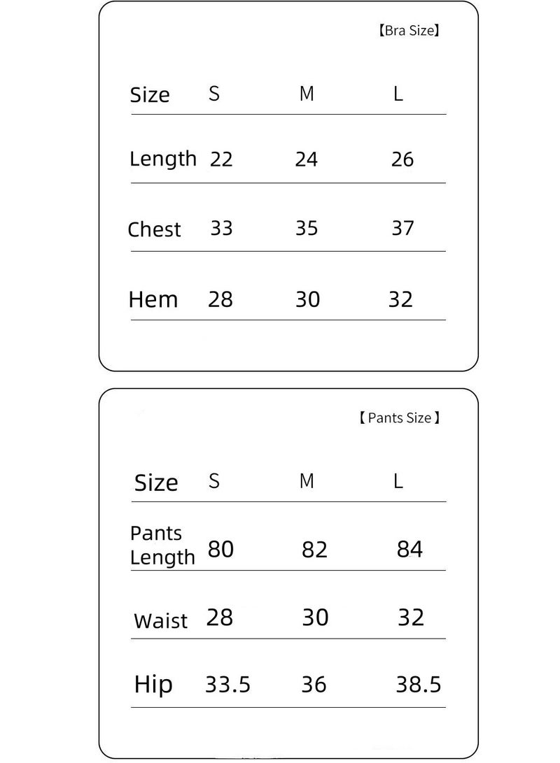 Women's Yoga Fitness Sports Bra and Pants Set  - Image 5