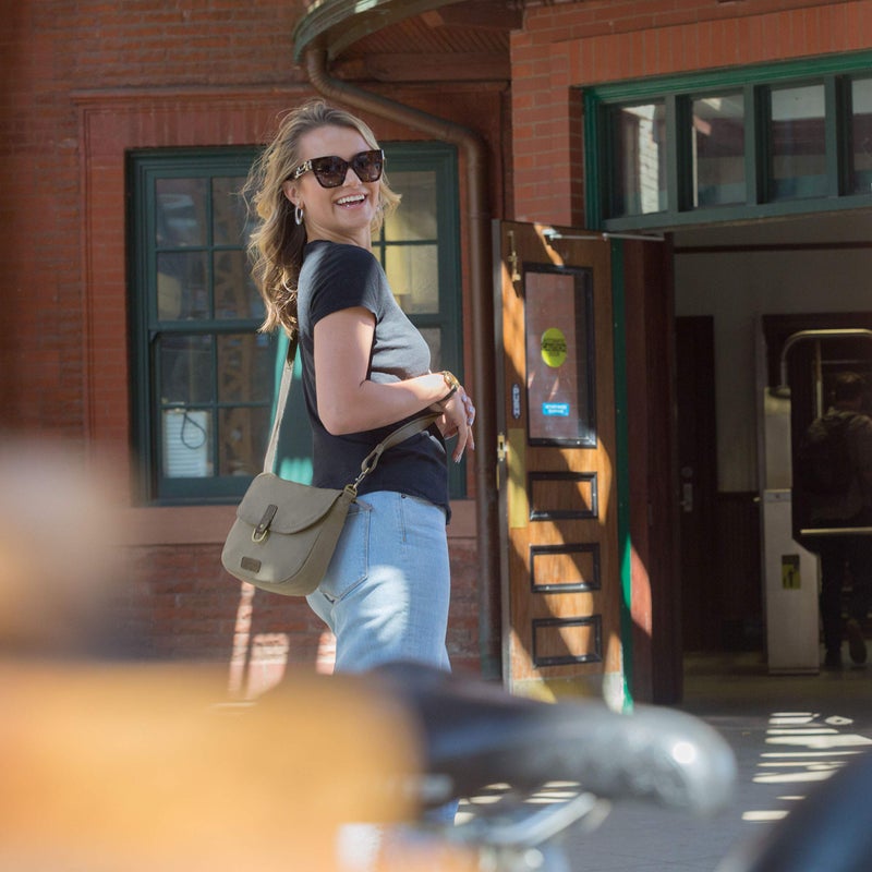 Travelon Anti-Theft Courier Saddle Crossbody - Image 2