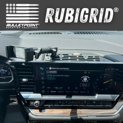 Bulletpoint RubiGrid Metal Dash Mount Phone Holder Compatible with 2022 Chevrolet Silverado GMC Sierra - Image 3