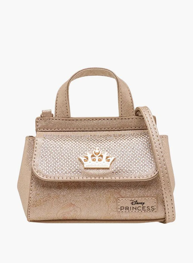ديزني Embellished Crossbody Bag with Flap Closure