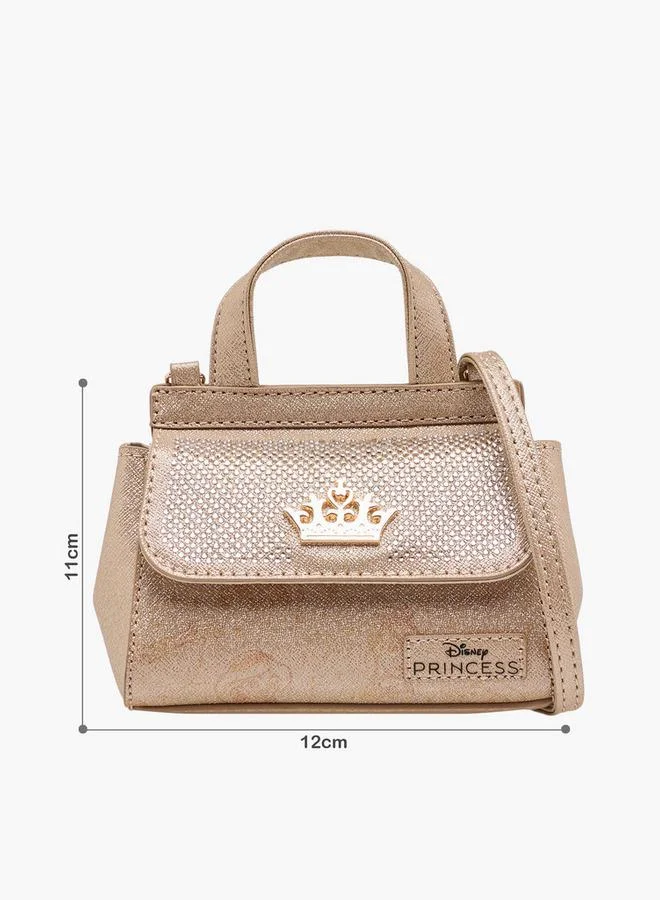 ديزني Embellished Crossbody Bag with Flap Closure