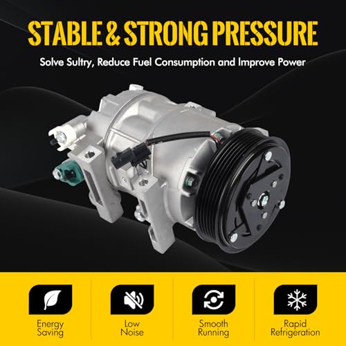 KUSATEC CO 29074C Air Conditioning AC Compressor Compatible with Nissan Altima 2013 2014 2015 2016 2017 2018 2.5L - Image 2