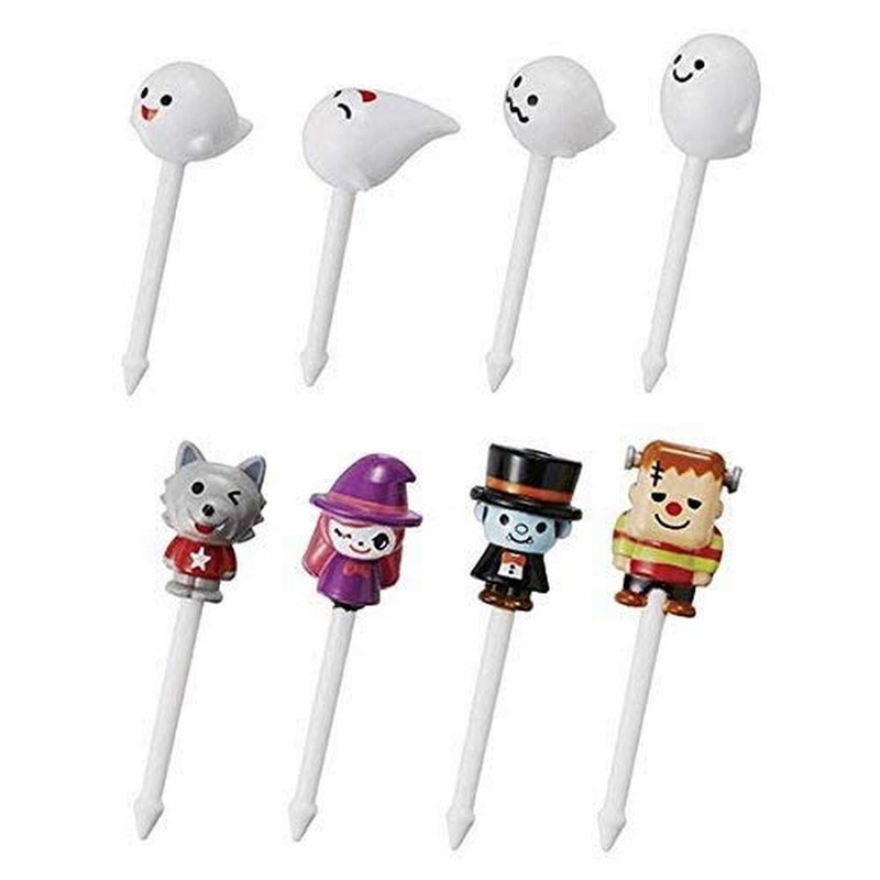 Japonmania Torune Food Picks Bento Lunch Accessories  Obake Ghost Picks - Image 1