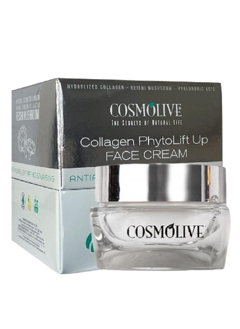 COSMOLIVE Antiwrinkle Collagen Face Cream 50 ml (With single box and glass bottle)  - Image 1