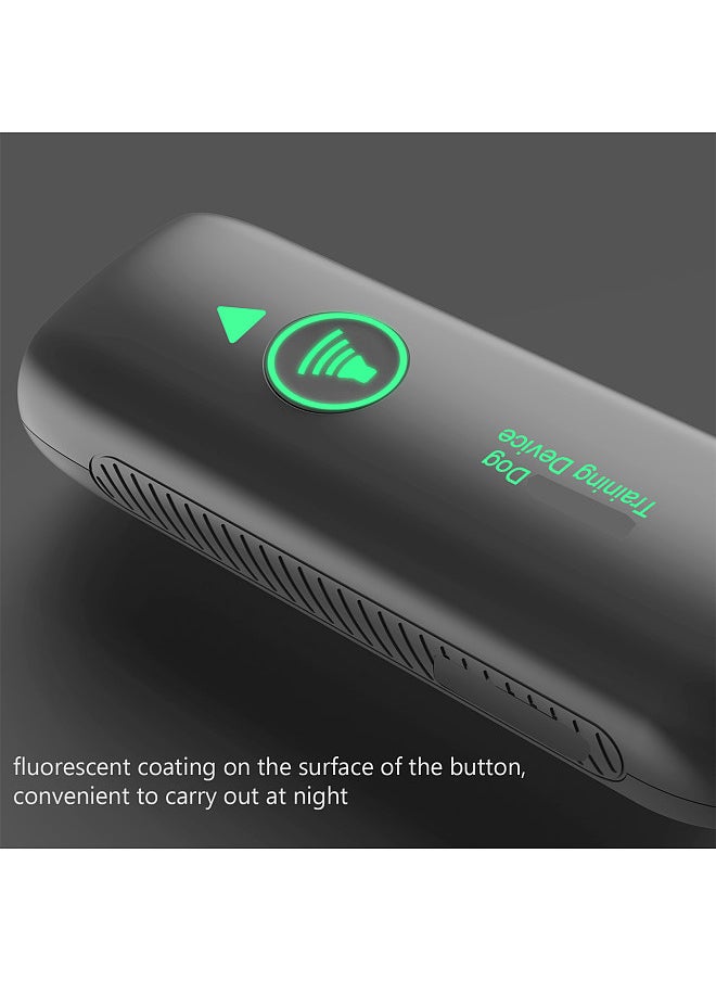 D8 Anti Barking Device Dog Bark Control Behavior Training Waterproof Rechargeable Tool Suitable for Small Medium Large Size Dogs 10 Meter Control Range LED Indicate Indoor and Outdoor Deterrent System