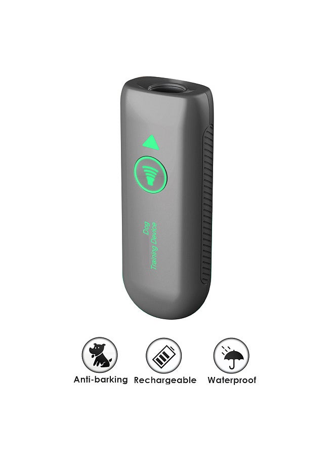 D8 Anti Barking Device Dog Bark Control Behavior Training Waterproof Rechargeable Tool Suitable for Small Medium Large Size Dogs 10 Meter Control Range LED Indicate Indoor and Outdoor Deterrent System