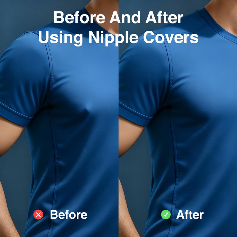 NipEaze - 4pack Value - The Original Transparent Nip Protector - Nipple Chafing Prevention; 62 pairs - Image 4