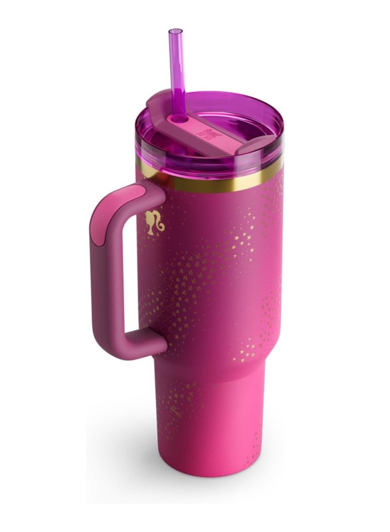 Stanley cup H2.0 Stainless Steel with Lid and Straw for Water Iced Tea,Coffee and Smoothie,70s Superstar,40 oz - Image 4