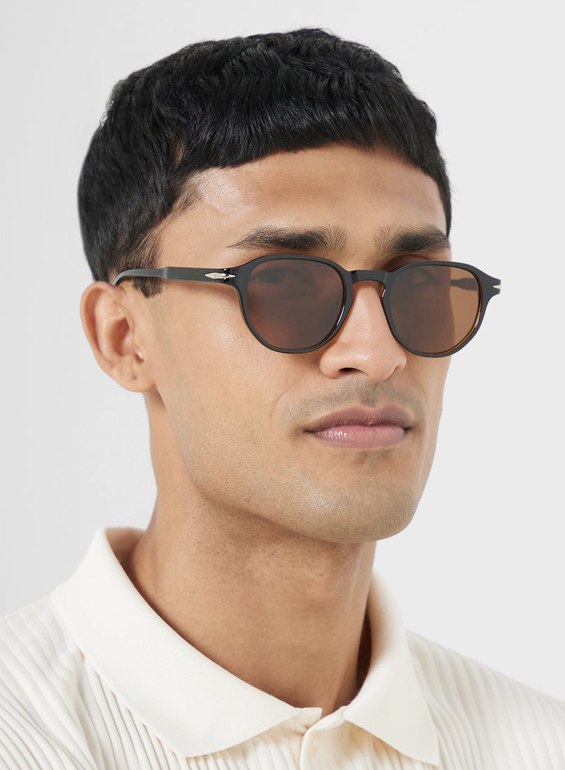 روبرت وود نظارة شمسية مستديرة بعدسات مستقطبة بلمسة نهائية غير لامعة - Image 5