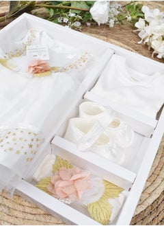 FUN MOMENT Newborn Dress with Gift Box 4 Pieces  - Image 5
