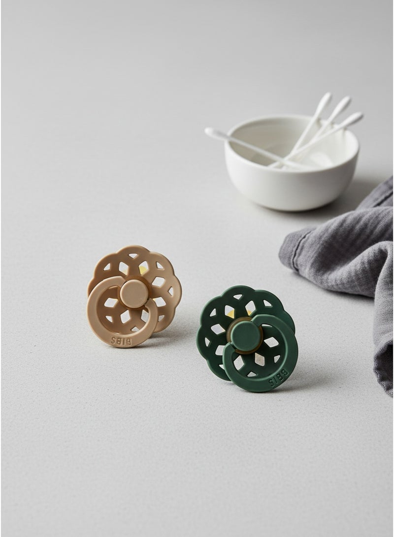 BIBS Pacifier Natural Rubber Round Nipple  6M+ - Image 3