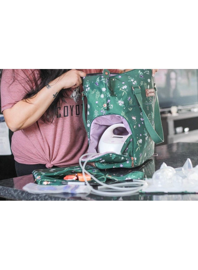 Sarah Wells Lizzy Breast Pump Bag (Olive You) - Image 2