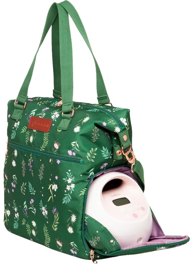 Sarah Wells Lizzy Breast Pump Bag (Olive You) - Image 1
