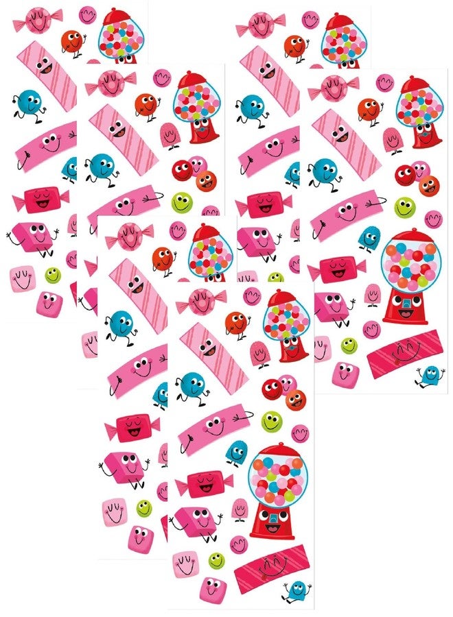 Playhouse Bubble Gum Fun Bubble Gum Scented Scratch & Sniff Sticker Sheets - 3 Packs - Image 1