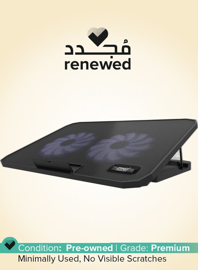 Zinq Technologies Renewed - Zinq Technologies Cool Slate Dual Fan Cooling Pad - Image 1