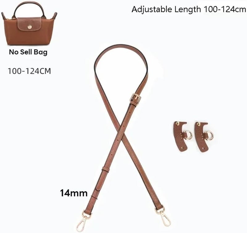 Shoulder Strap Adjustable Bag Strap for Long Mini Bag Free Punching Modification Transformation Accessories for Mini Bag Shoulder Strap Handbags Strap(Pink) - Image 1