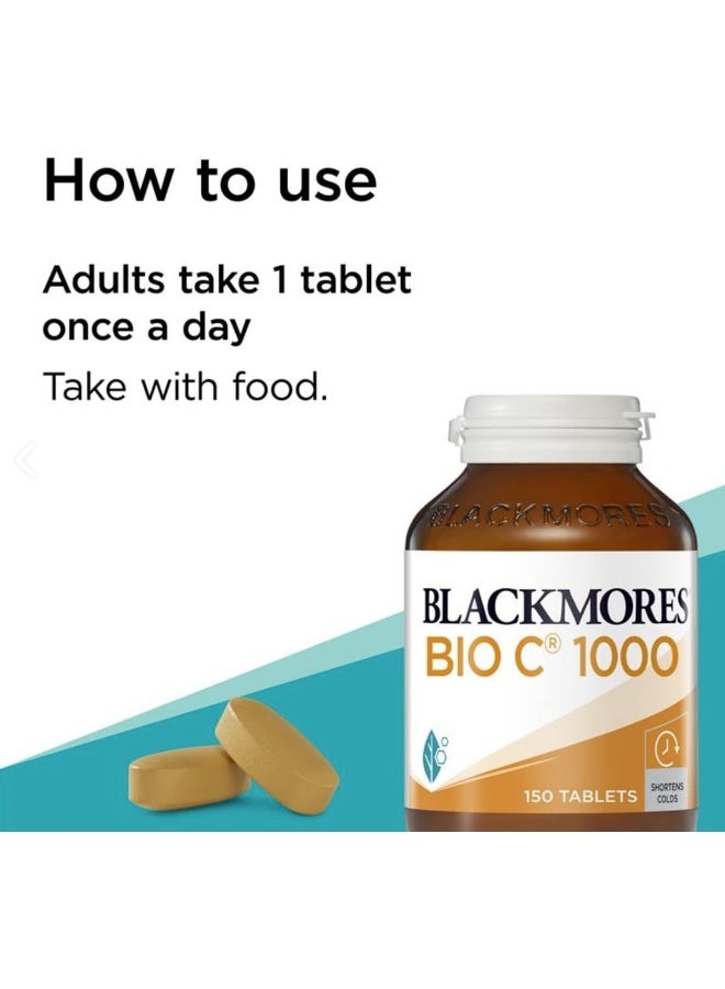 Blackmores Vitamins Bio C 1000Mg 150Tab.(Wealthytrade) - Image 3